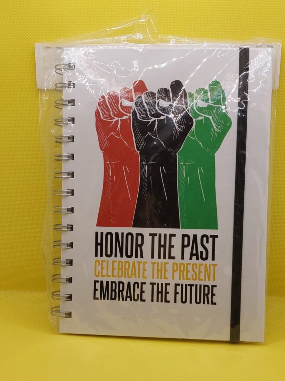 White, Red, Green & Black Writing Journal by New View (Jrnl1)